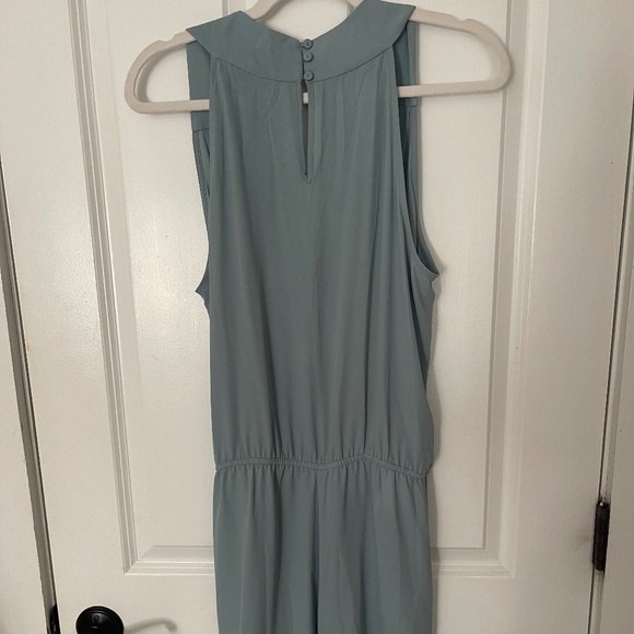 BCBGMAXAZRIA Thalia Sleeveless Romper – Blue Frost – Size M – NWT - Picture 3 of 4